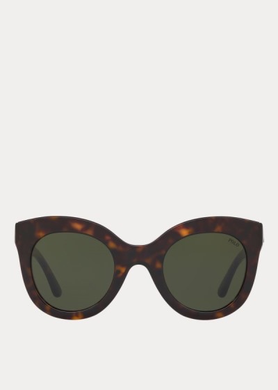 Gafas De Sol Polo Ralph Lauren Mujer Verdes Oscuro / Leopardo - Butterfly - ZXTNL7306